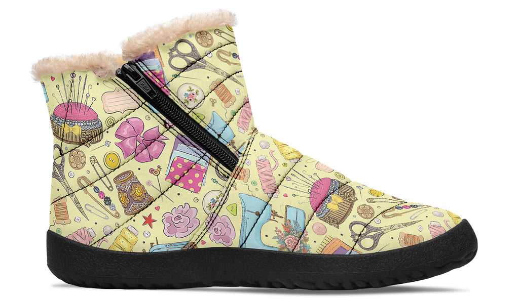 Sew What Faux Fur Ankle Boots