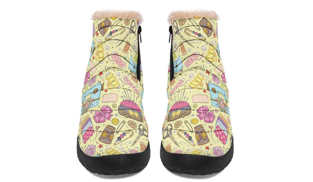 Sew What Faux Fur Ankle Boots
