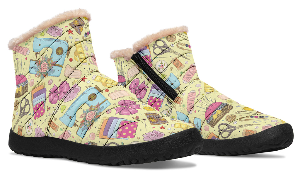 Sew What Faux Fur Ankle Boots