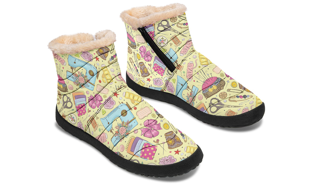 Sew What Faux Fur Ankle Boots