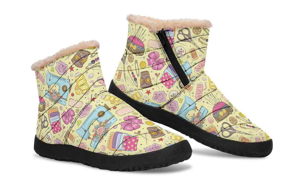 Sew What Faux Fur Ankle Boots