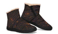 Spiderweb Faux Fur Ankle Boots