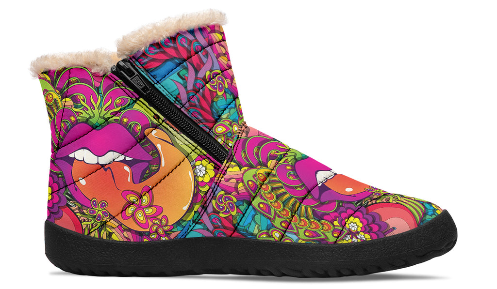 Summer Of Love Faux Fur Ankle Boots