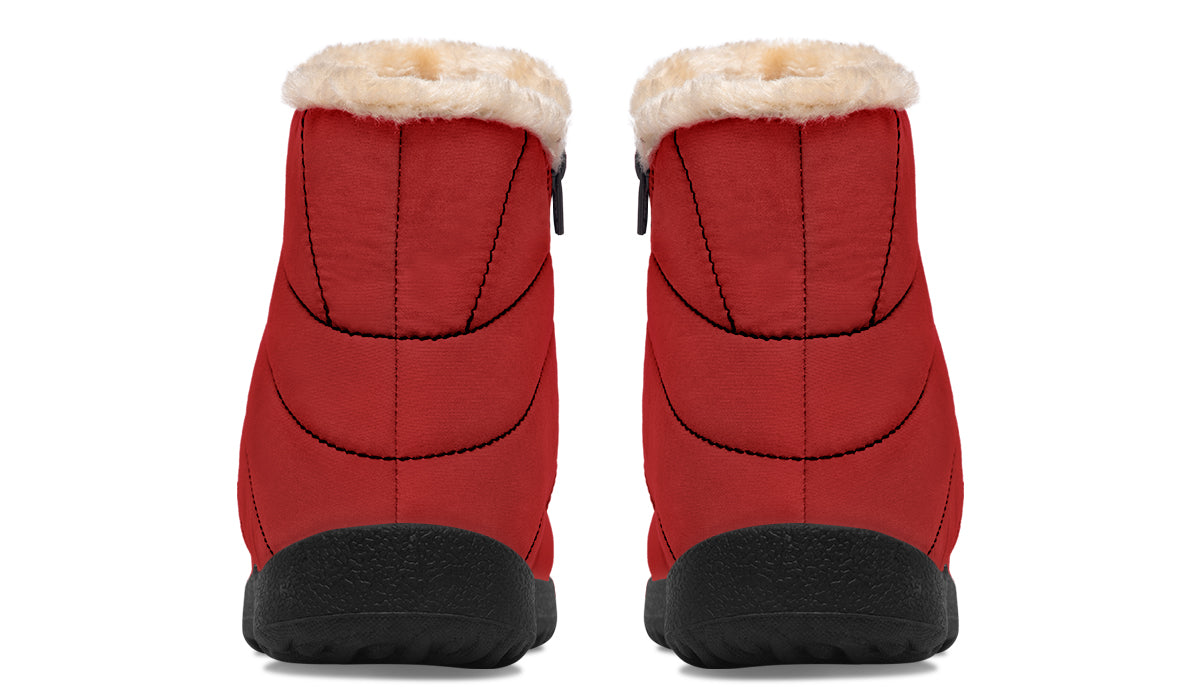 Toffee Apple Faux Fur Ankle Boots