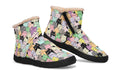 Youve Got To Be Kitten Me Faux Fur Ankle Boots Black Sole Offbeat Sweetie