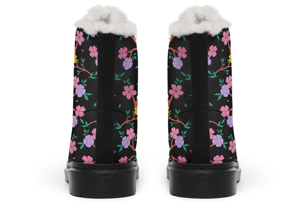 Comfy Cats Faux Fur Boots
