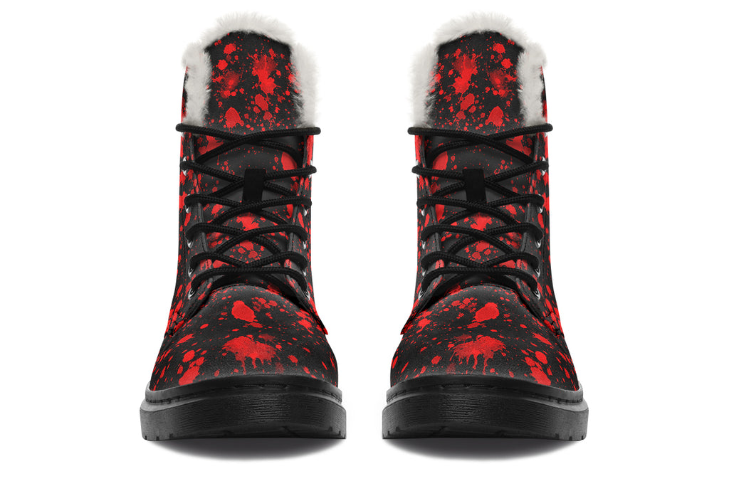 Dexter Faux Fur Boots - Offbeat Sweetie