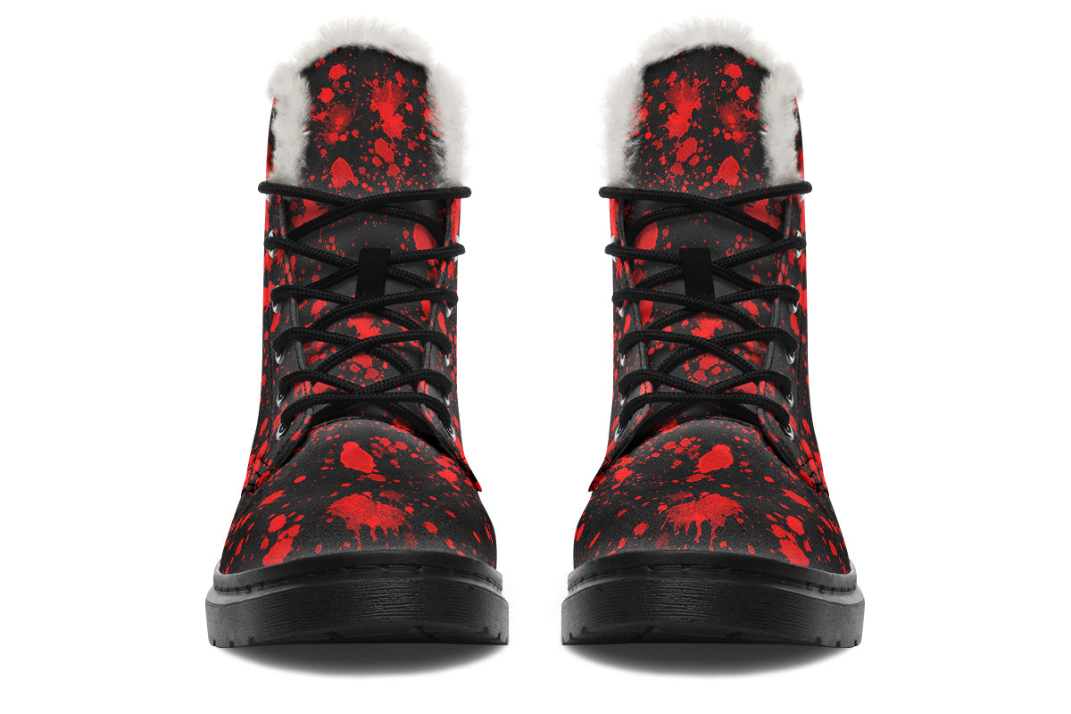 Dexter Faux Fur Boots - Offbeat Sweetie