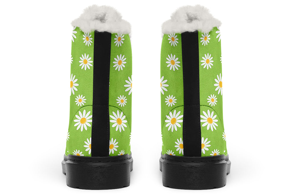 Driving Miss Daisy Faux Fur Boots - Offbeat Sweetie