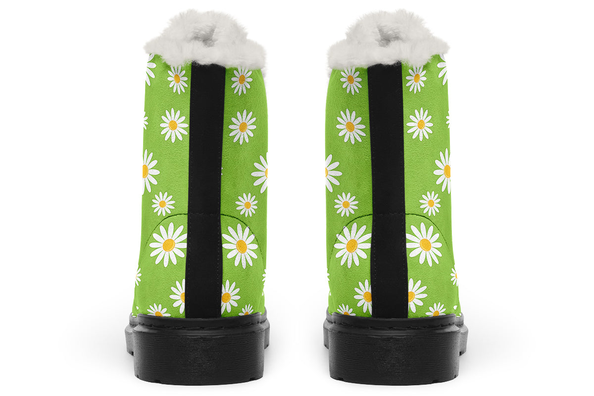 Driving Miss Daisy Faux Fur Boots - Offbeat Sweetie