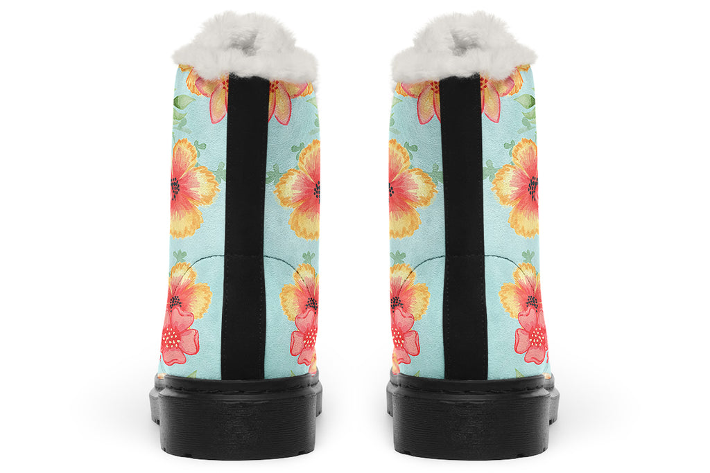 Fleur Faux Fur Boots - Offbeat Sweetie