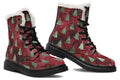 Glam Christmas Faux Fur Boots - Offbeat Sweetie