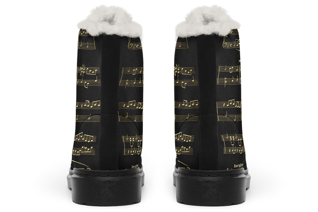 Midnight Melody Faux Fur Boots