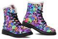 Grave Rave Faux Fur Boots