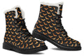 Halloween Bats Faux Fur Boots - Offbeat Sweetie