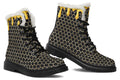 Honeycomb Faux Fur Boots - Offbeat Sweetie