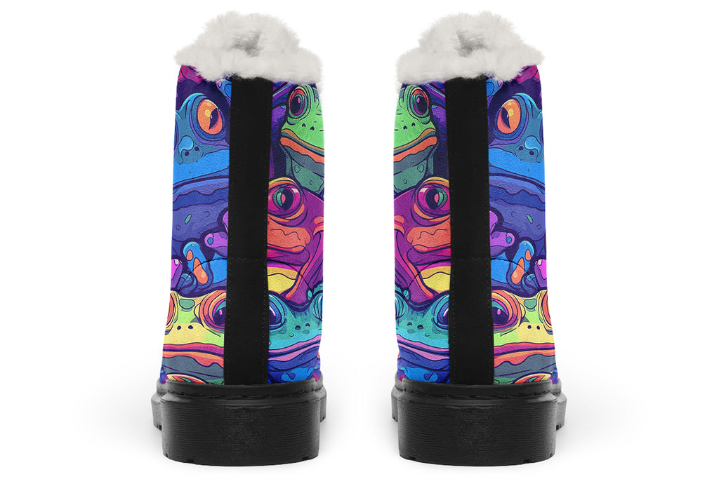 Hypnofog Faux Fur Boots - Offbeat Sweetie