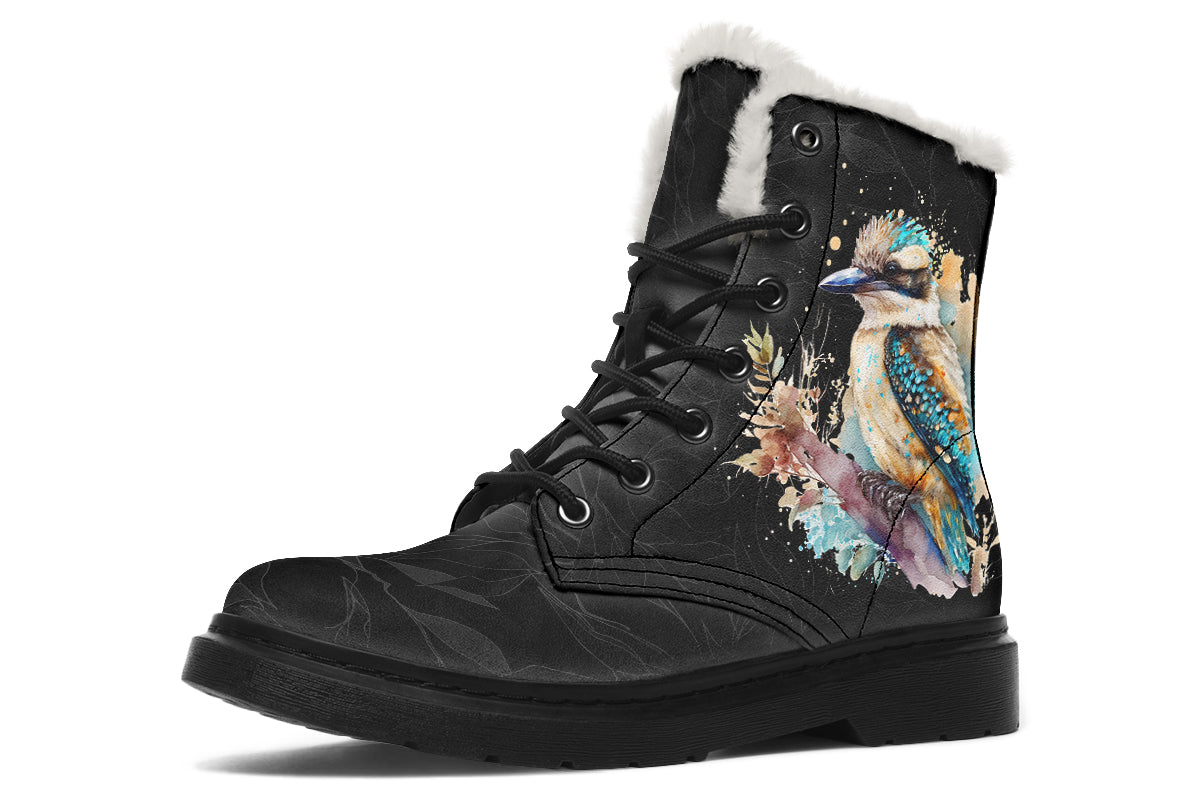 Kookaburra Faux Fur Boots - Offbeat Sweetie