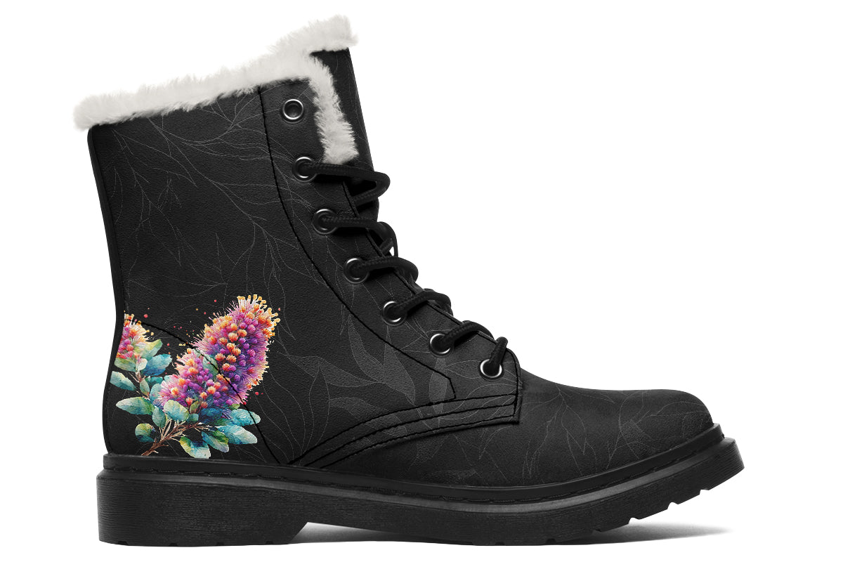Kookaburra Faux Fur Boots - Offbeat Sweetie