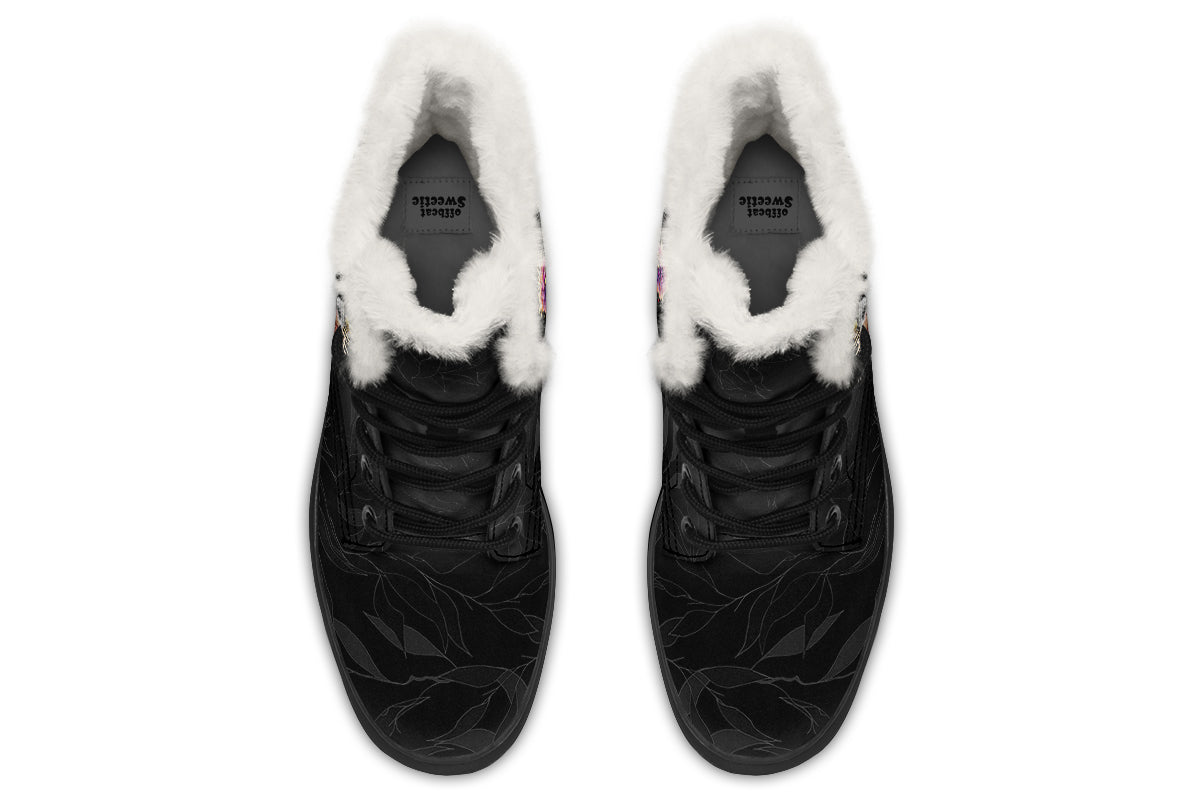 Kookaburra Faux Fur Boots - Offbeat Sweetie