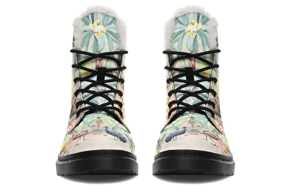 Land Down Under Faux Fur Boots - Offbeat Sweetie