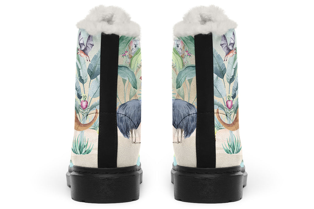 Land Down Under Faux Fur Boots - Offbeat Sweetie
