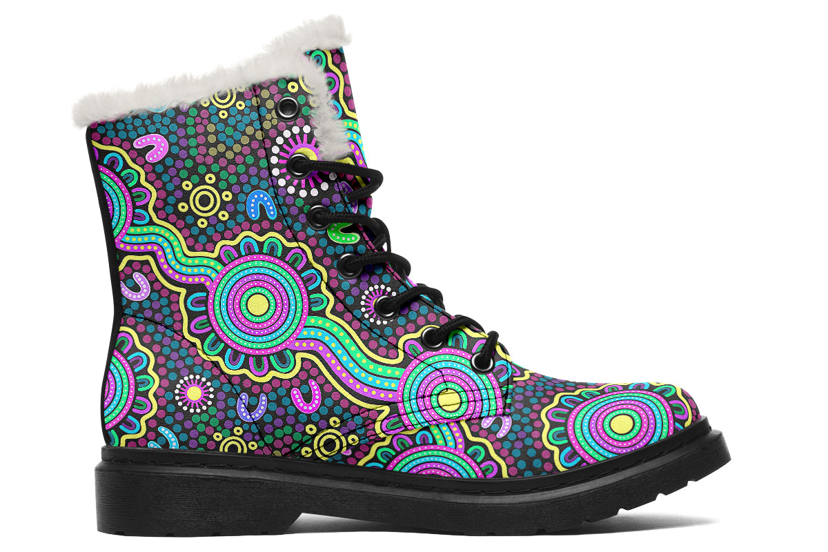 Lifelines Faux Fur Boots