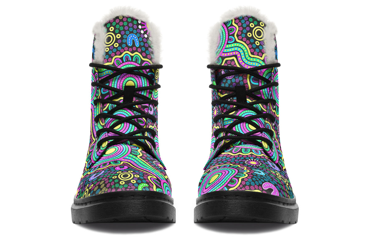 Lifelines Faux Fur Boots