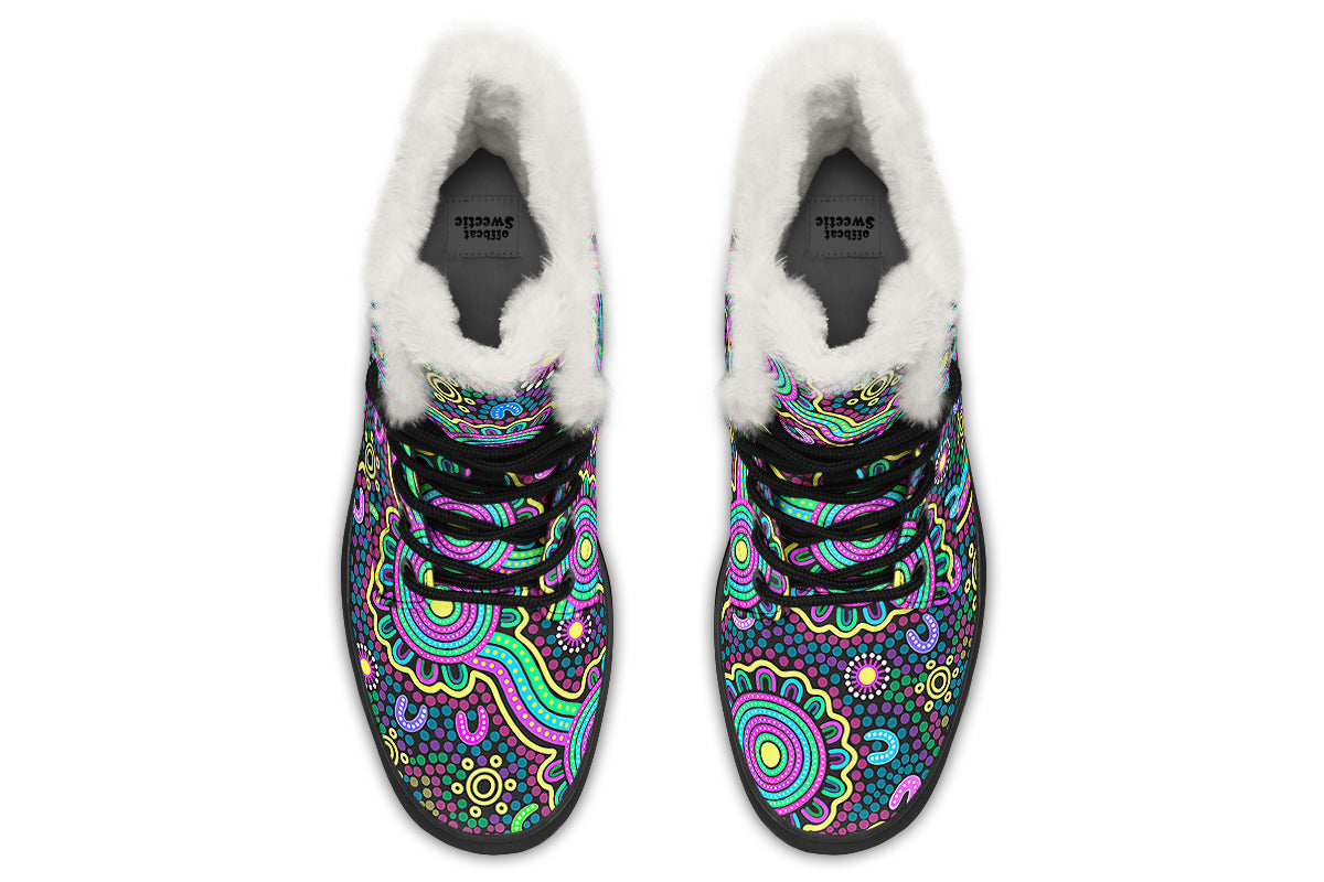 Lifelines Faux Fur Boots