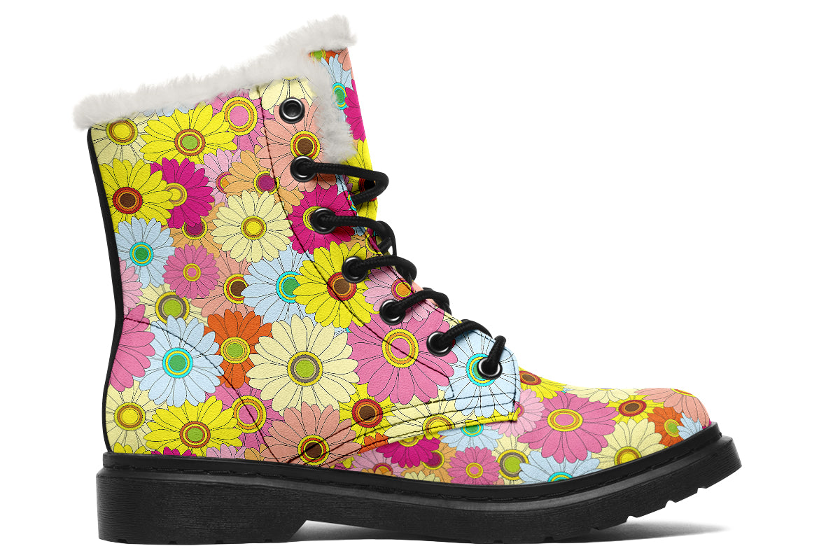 Lorna Faux Fur Boots - Offbeat Sweetie