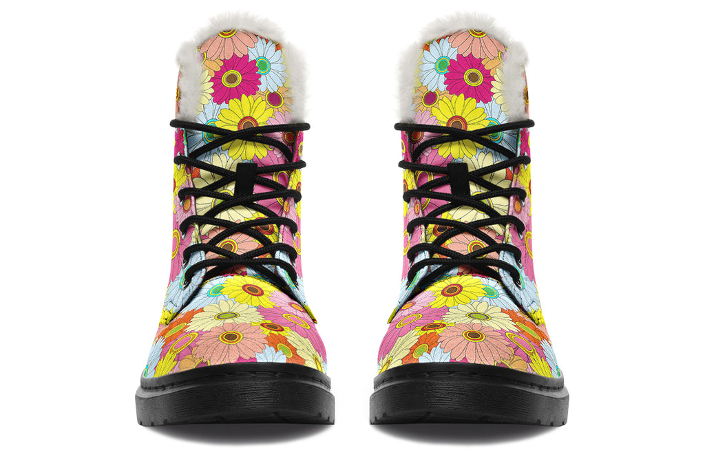 Lorna Faux Fur Boots - Offbeat Sweetie