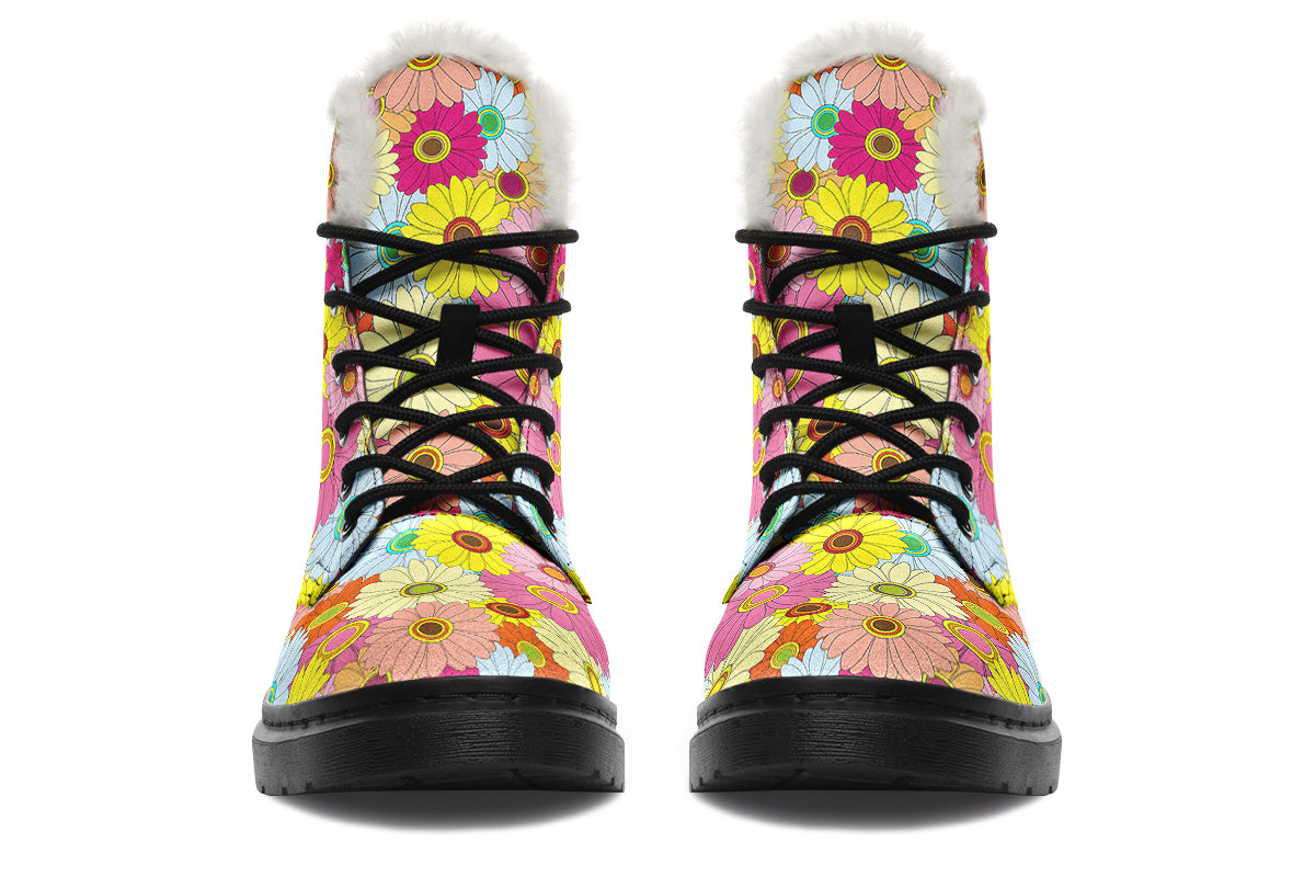 Lorna Faux Fur Boots - Offbeat Sweetie