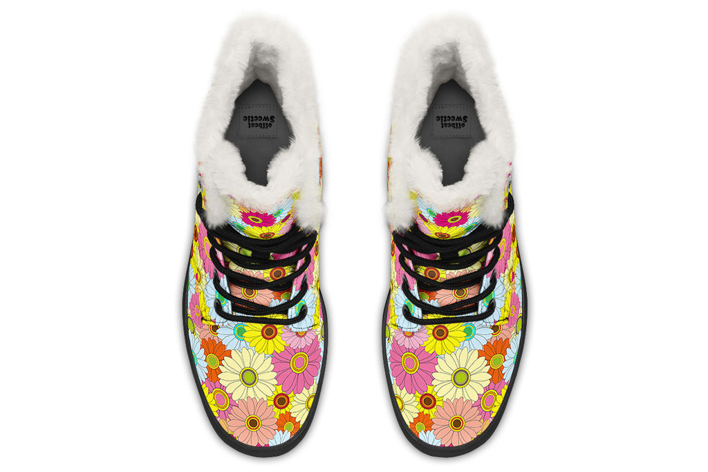 Lorna Faux Fur Boots - Offbeat Sweetie