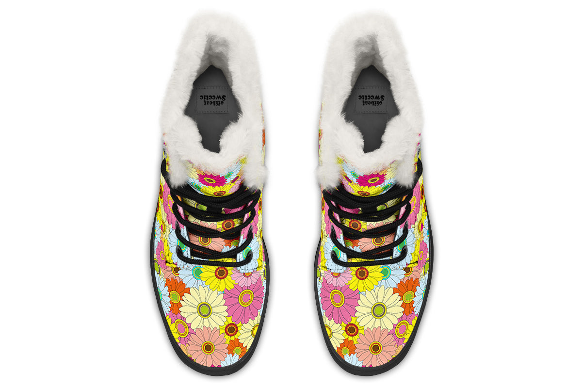 Lorna Faux Fur Boots - Offbeat Sweetie