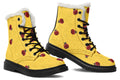 Lovely Ladybugs Faux Fur Boots