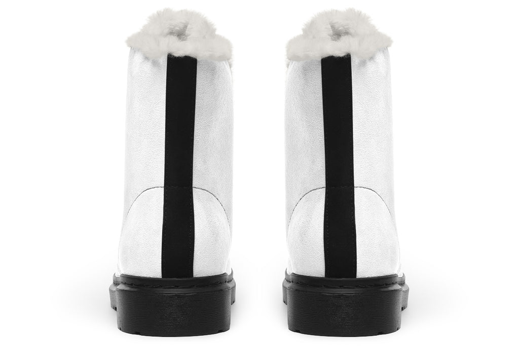 Marshmallow White Faux Fur Boots