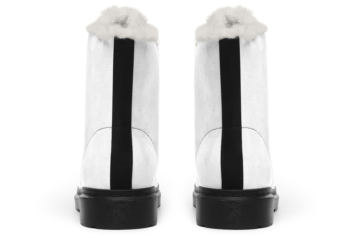 Marshmallow White Faux Fur Boots