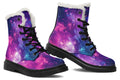 Nebula Faux Fur Boots - Offbeat Sweetie