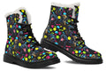 Neon Dogs Faux Fur Boots - Offbeat Sweetie