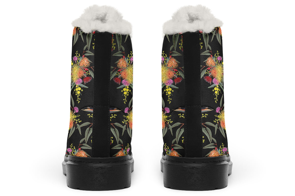 Paradise Faux Fur Boots - Offbeat Sweetie
