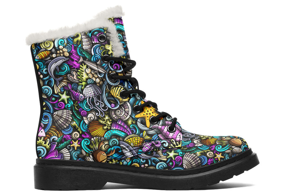 Reef Riot Faux Fur Boots