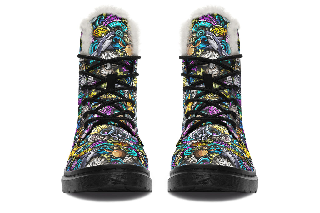 Reef Riot Faux Fur Boots