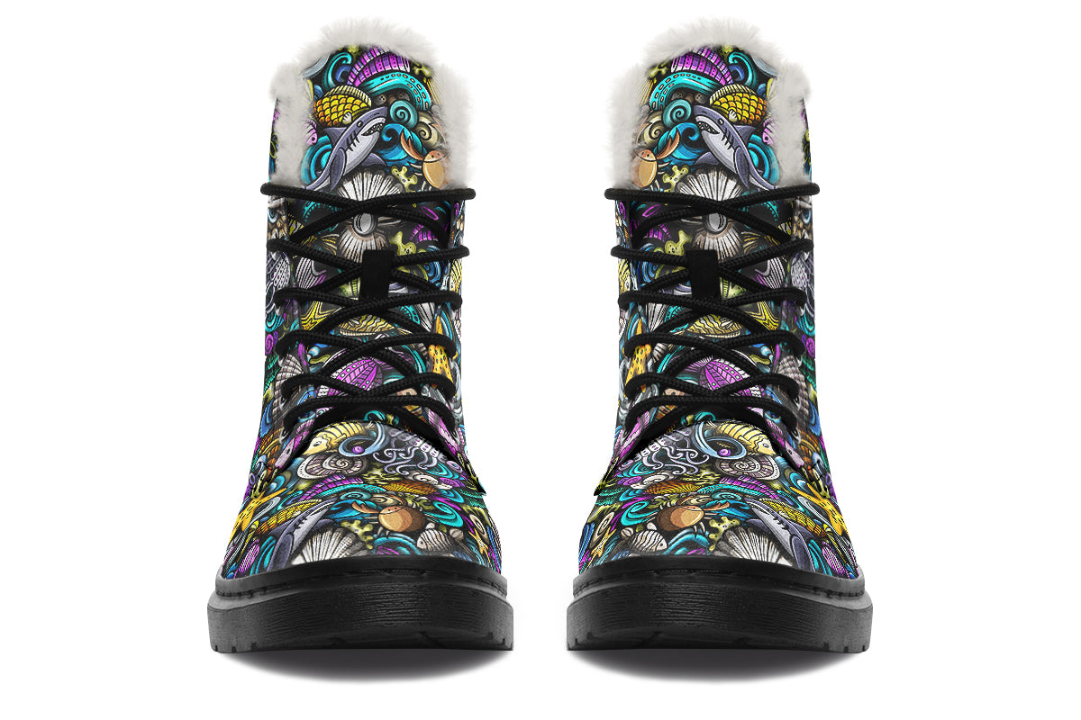 Reef Riot Faux Fur Boots