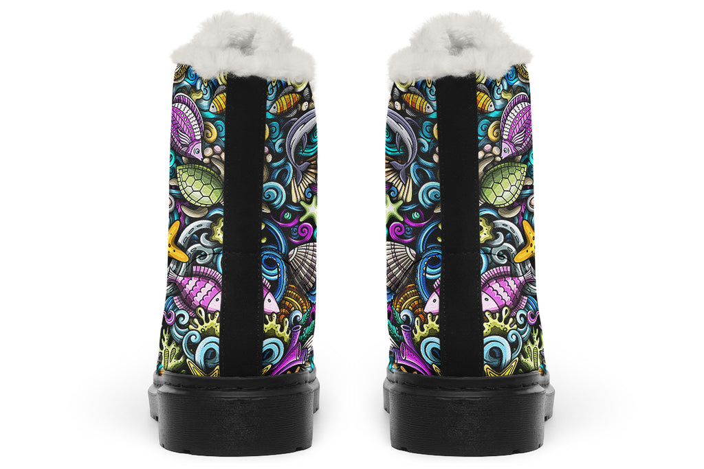 Reef Riot Faux Fur Boots
