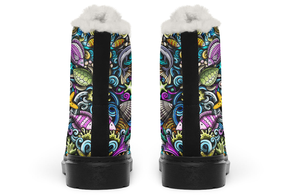 Reef Riot Faux Fur Boots