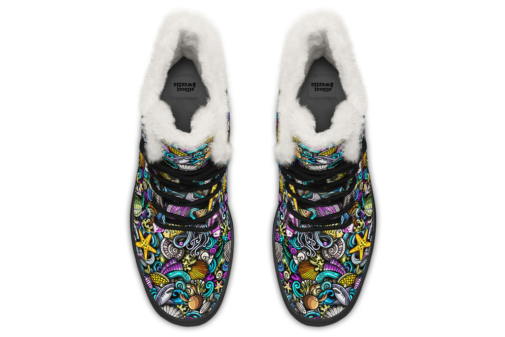 Reef Riot Faux Fur Boots