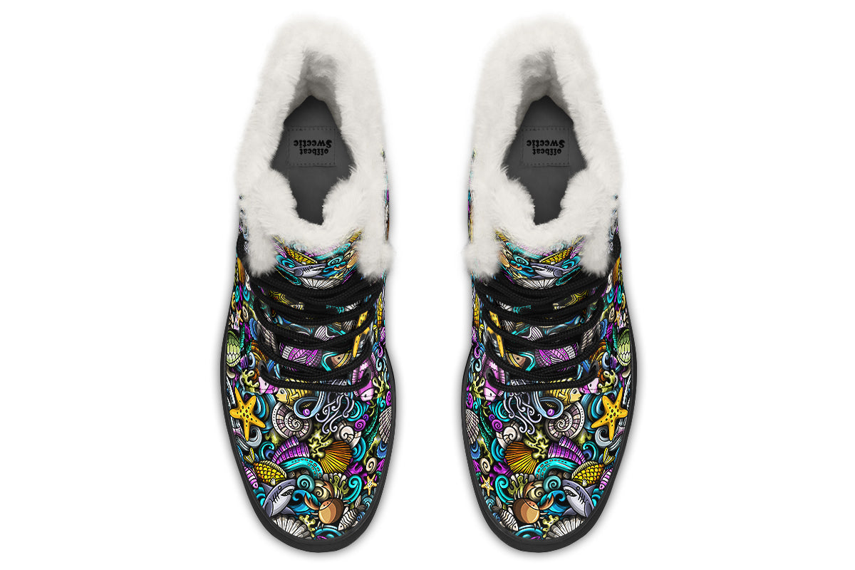 Reef Riot Faux Fur Boots