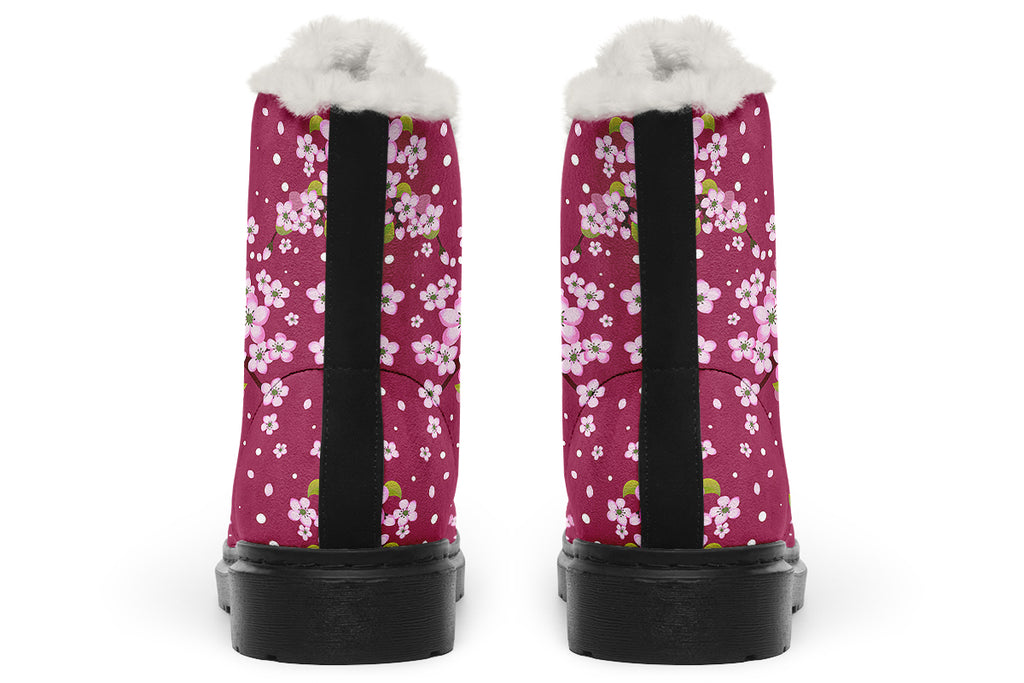 Sakura Faux Fur Boots - Offbeat Sweetie