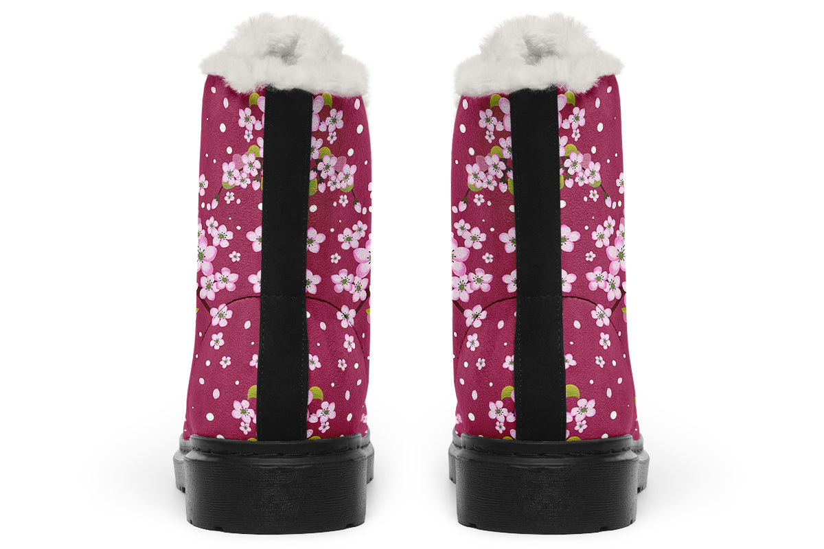 Sakura Faux Fur Boots - Offbeat Sweetie