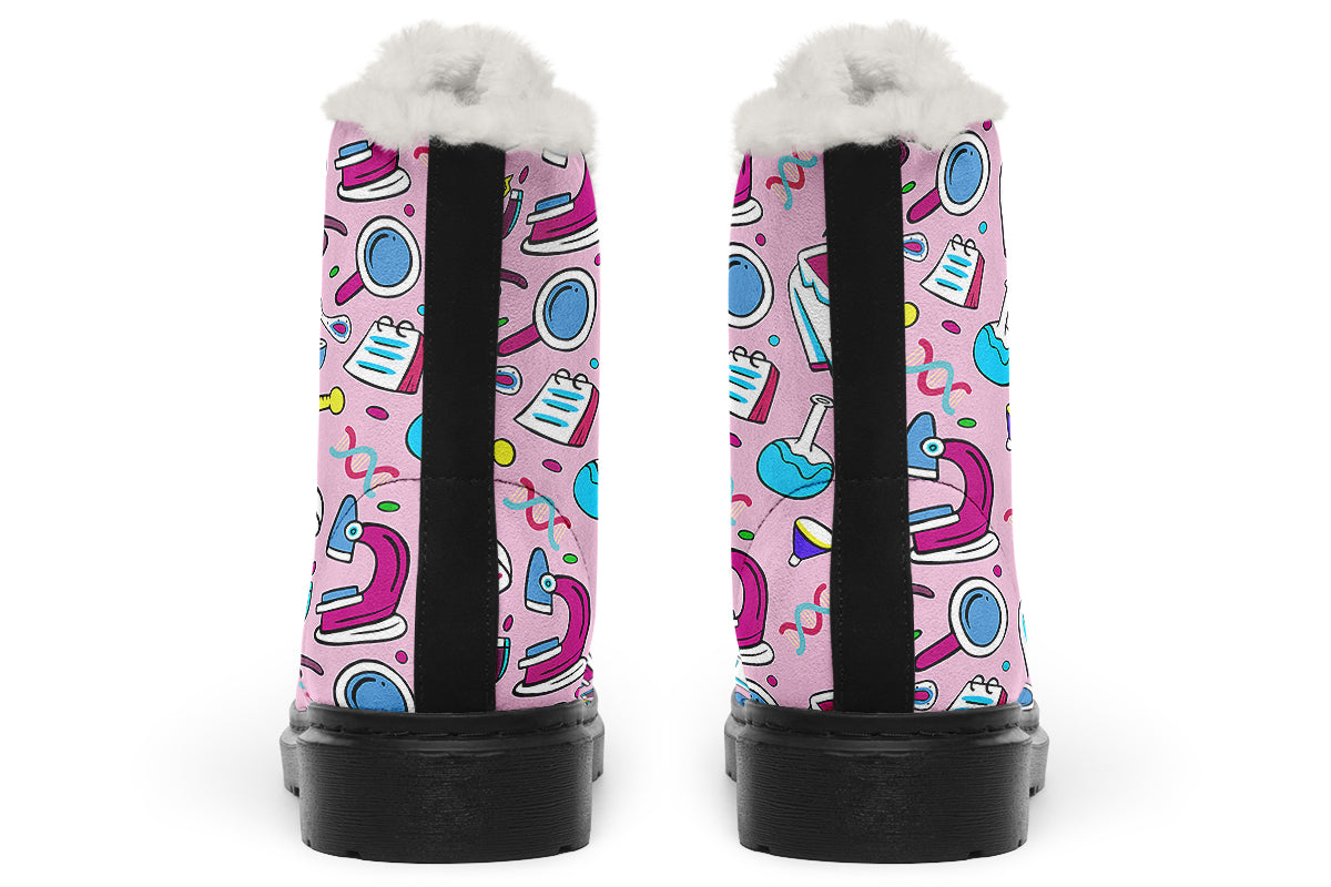 STEM Faux Fur Boots - Offbeat Sweetie
